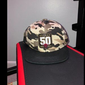 Chicago Bulls Camo 50th Stadium Giveaway NBA Playoffs Snapback Hat Melonwear